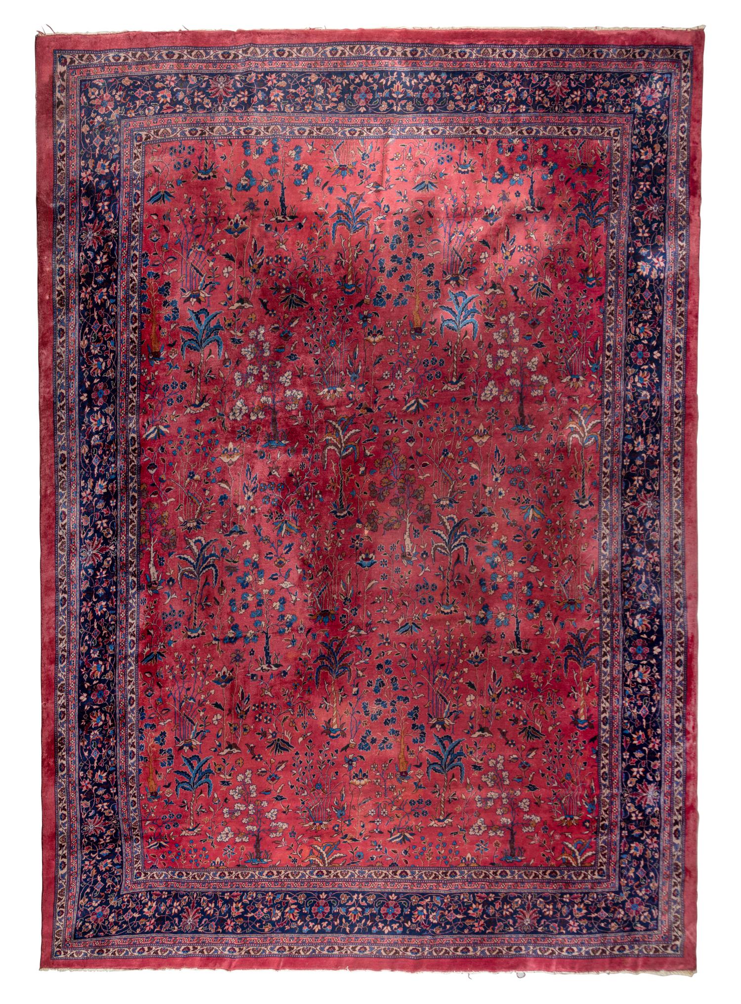 A Sarouk Wool Rug