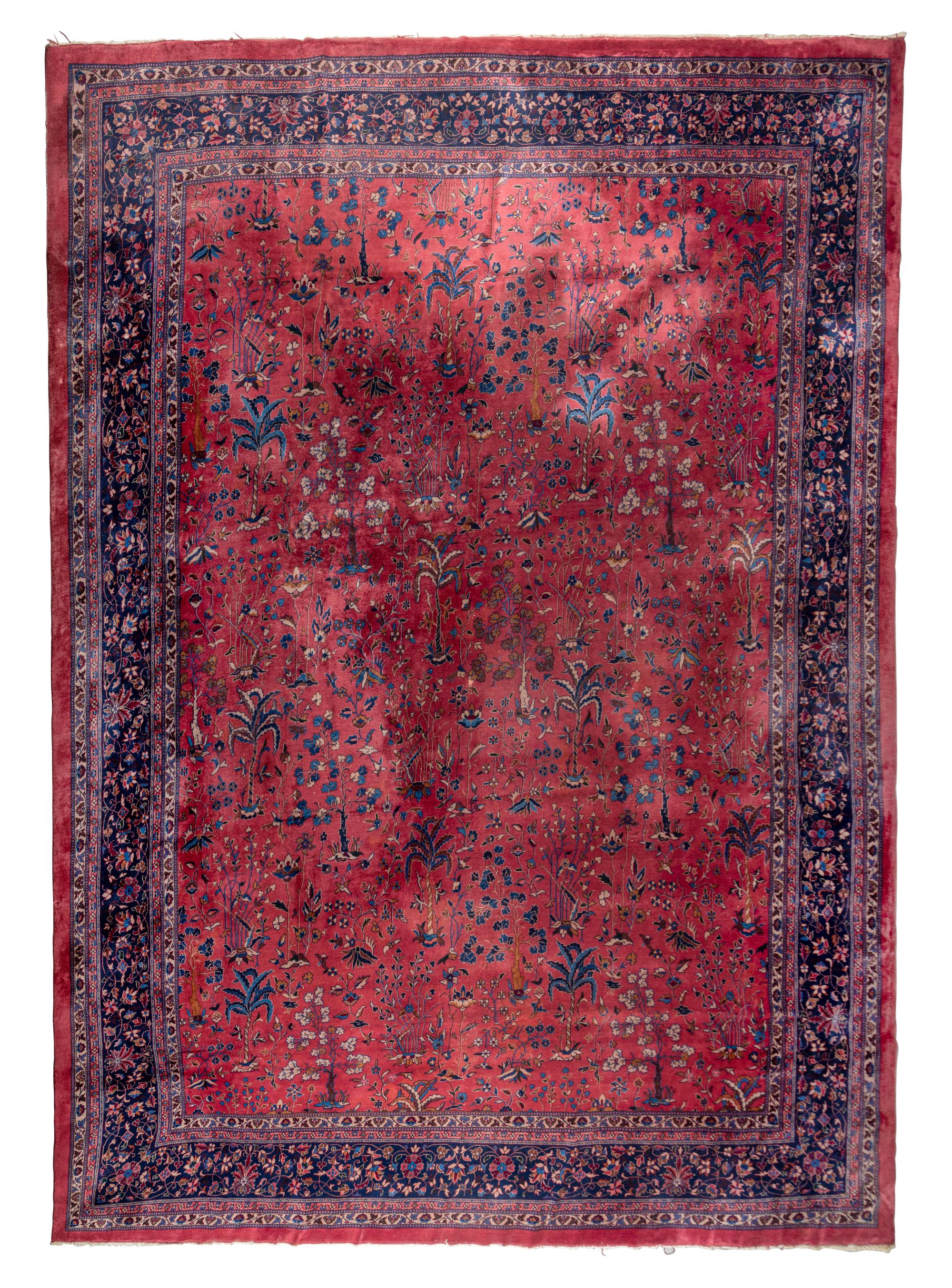 A Sarouk Wool Rug