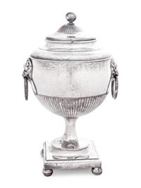 An English Silver-Plate Coffee Urn