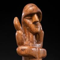 Patrocino Barela (New Mexican, ca 1900-1964) Carved Bulto