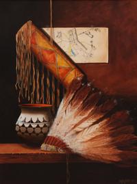 Sitting Bull's Horse Has Received an Arrow