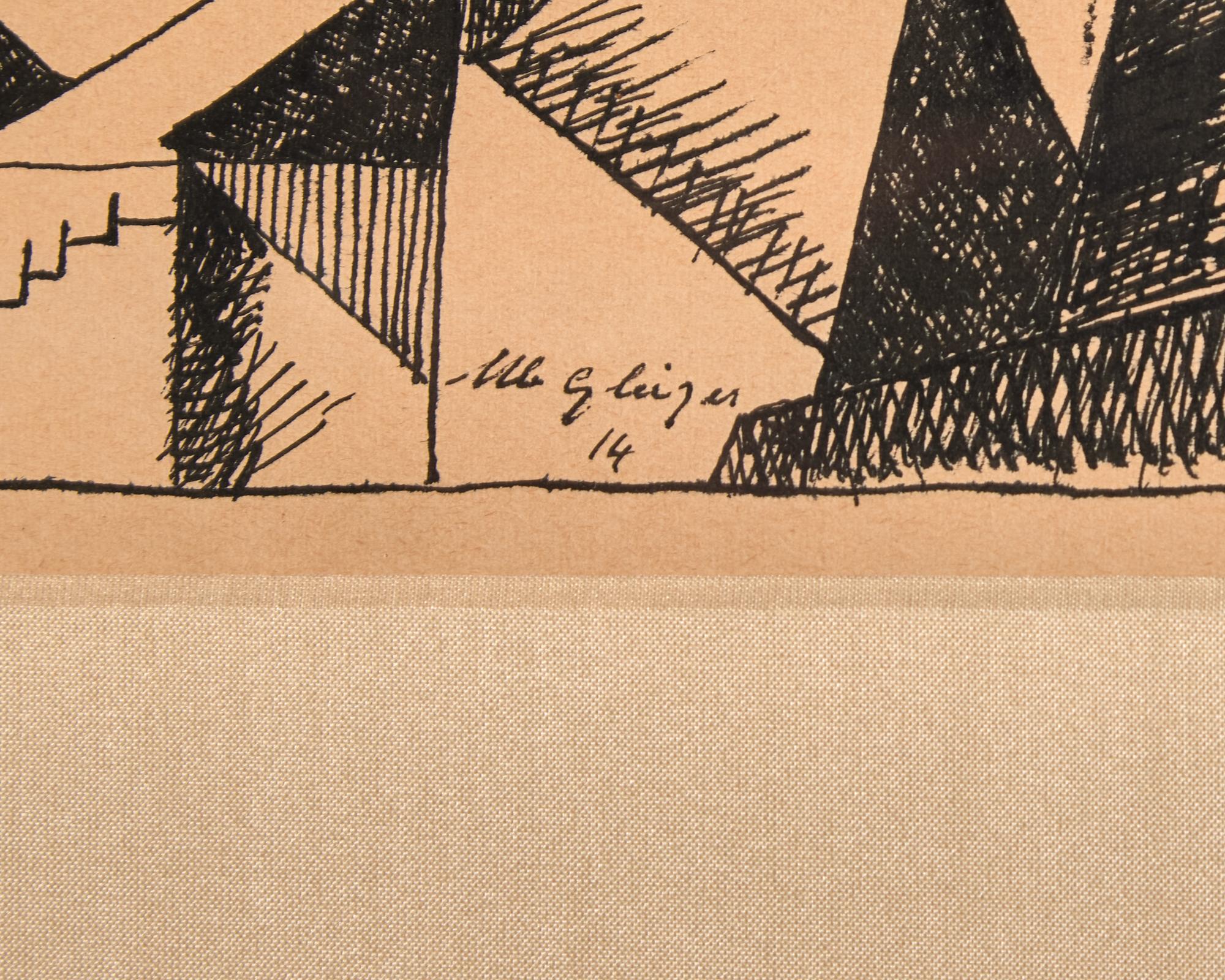 Sur une Écuyère de Cirque , 1914