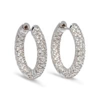 DIAMOND HOOP EARRINGS
