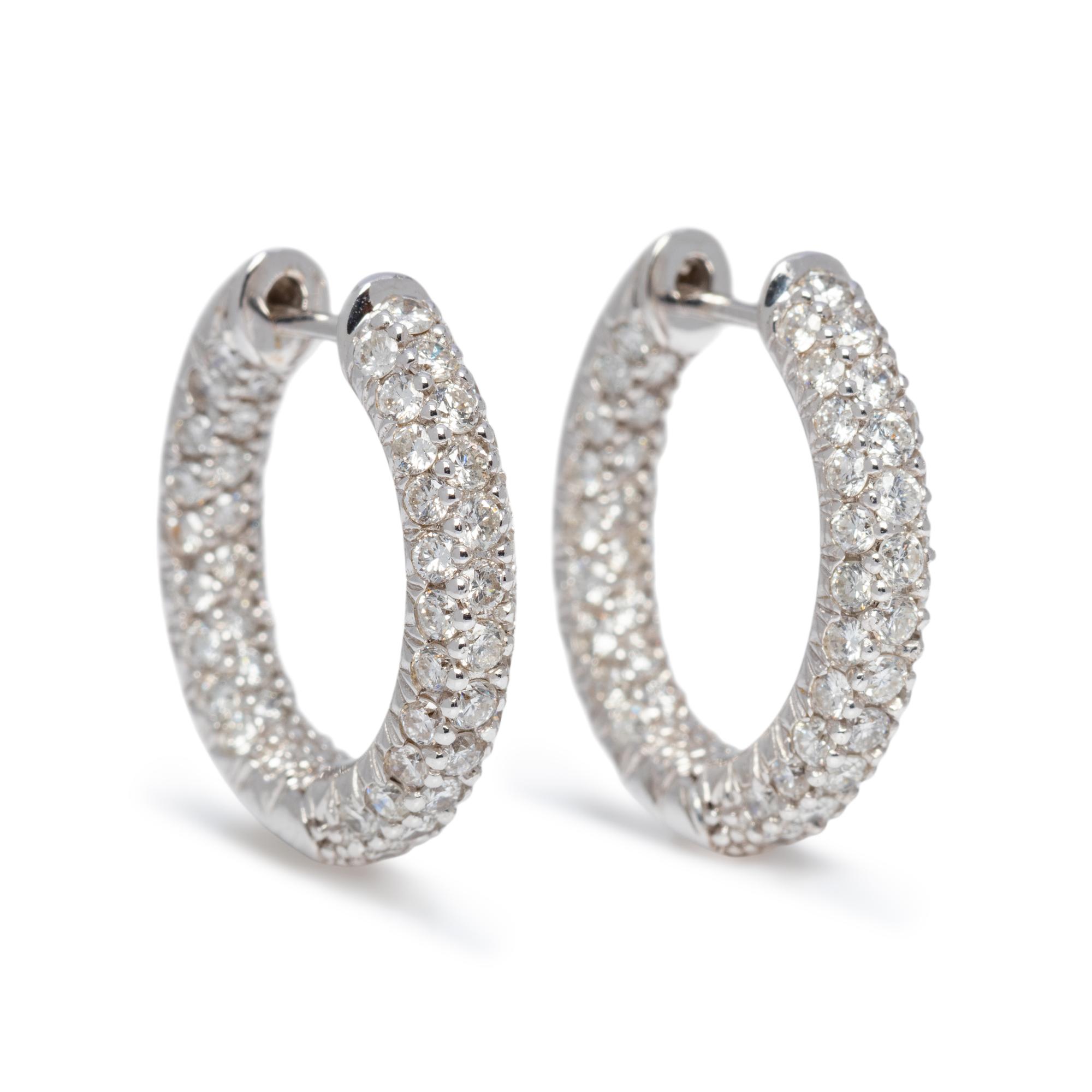 DIAMOND HOOP EARRINGS
