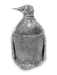 A Mauro Manetti Silver-Plated Penguin Ice Bucket