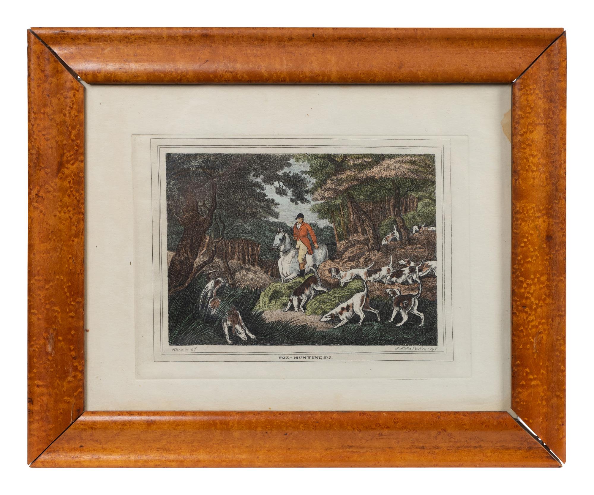 A Collection of Six Equestrian Engravings After Samuel Howitt (English, 1756-1822)