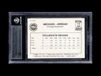 A 1986 Star Michael Jordan Set Break Basketball Card No. 2 Collegiate Stats (BGS 9 MINT, 9.5 Subgrade)