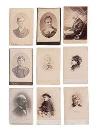 [GARFIELD, JAMES A. (1831-1881)]. A collection of photographs related to Garfield and his assassination, incl. signed cabinet card.