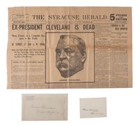 [AUTOGRAPHS]. Notable figures from the late 19th and early 20th-centuries.