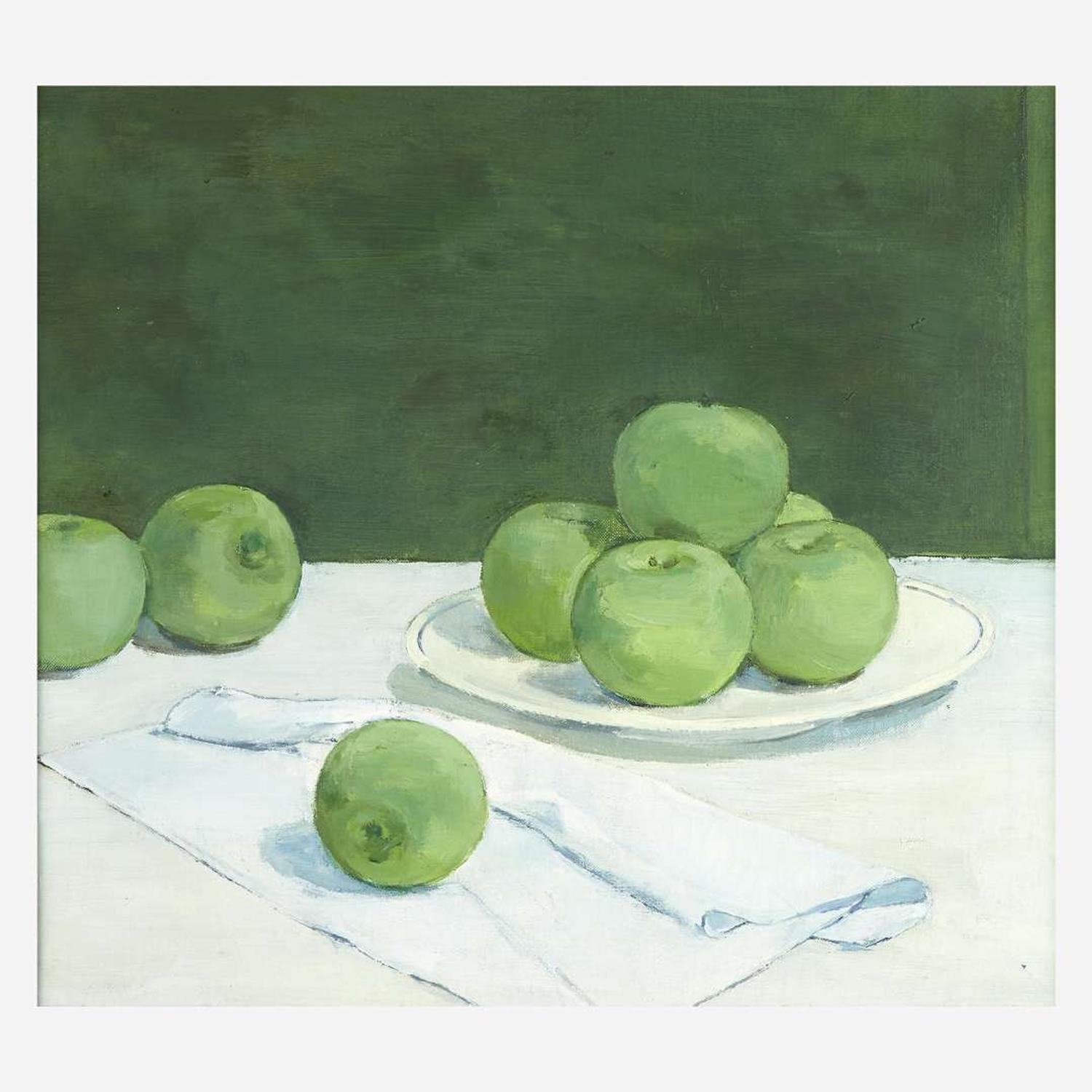 Albert York (American, 1928–2009) Still Life: Green Apples