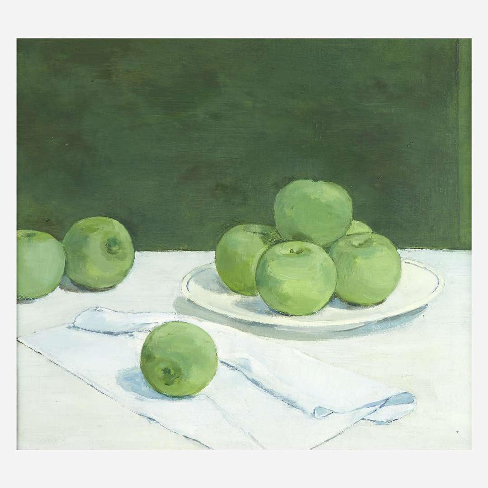 Albert York (American, 1928–2009) Still Life: Green Apples