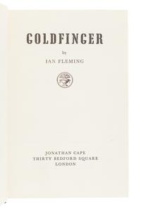 FLEMING, Ian (1908-1964). Goldfinger . London: Jonathan Cape, 1959.