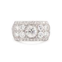 ART DECO, DIAMOND RING