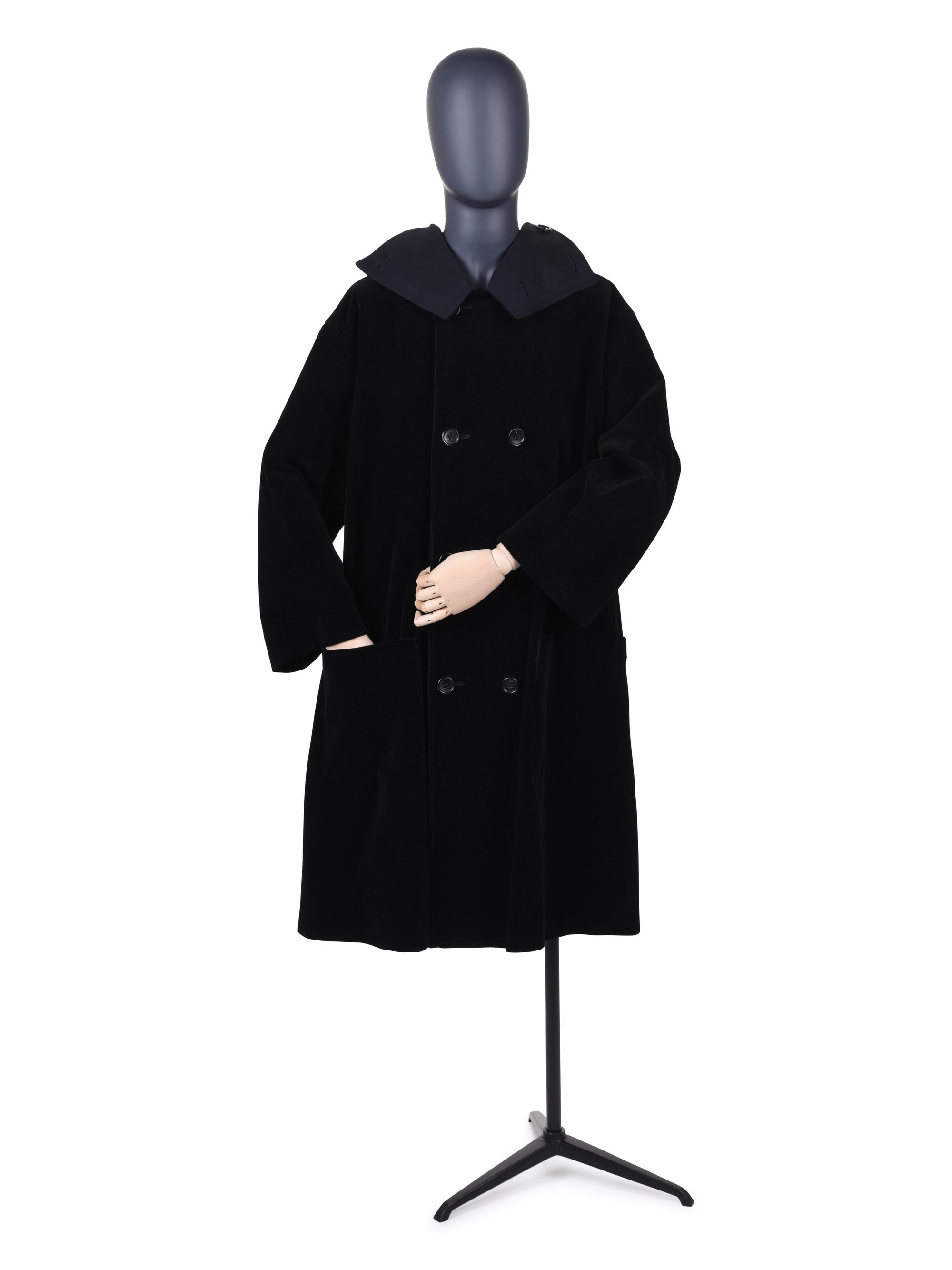 Yohji Yamamoto Men’s Oversized Corduroy Hooded Coat, 1980-2000s