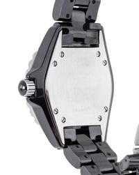 CHANEL, REF. H0949 BLACK CERAMIC, STAINLESS STEEL, AND DIAMOND 'J12' WATCH, BOX & PAPERS