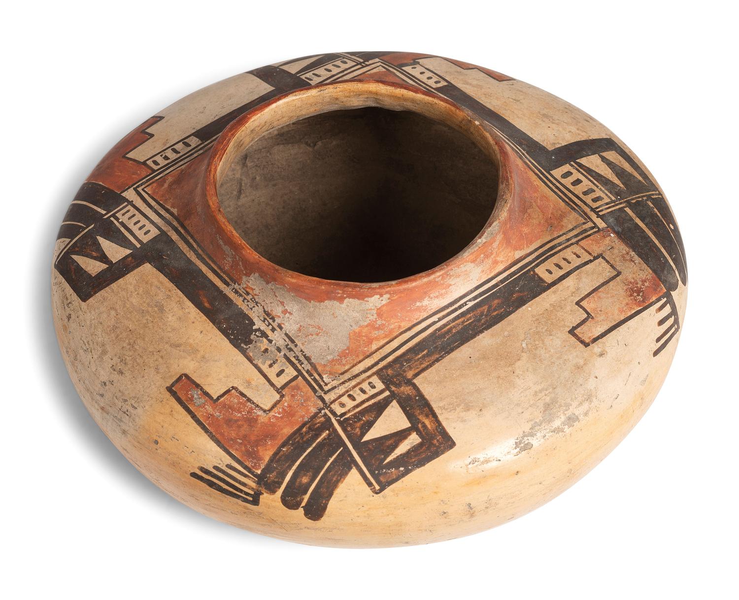 Hopi Polychrome Pottery Jar