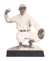 A Group of 13 Uncommon 1930 Philadelphia Athletics Baseball Wood Cut Stand Up Displays Including Jimmie Foxx and Mickey Cochrane,