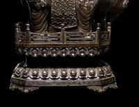 A Chinese Bronze Figure of a Caparisoned Elephant