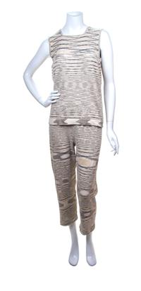 A Missoni Cream Cashmere Ensemble,