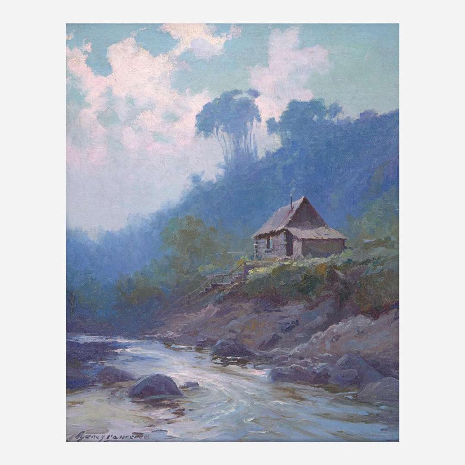 Sydney Mortimer Laurence (American, 1865–1940) Alaskan Cabin