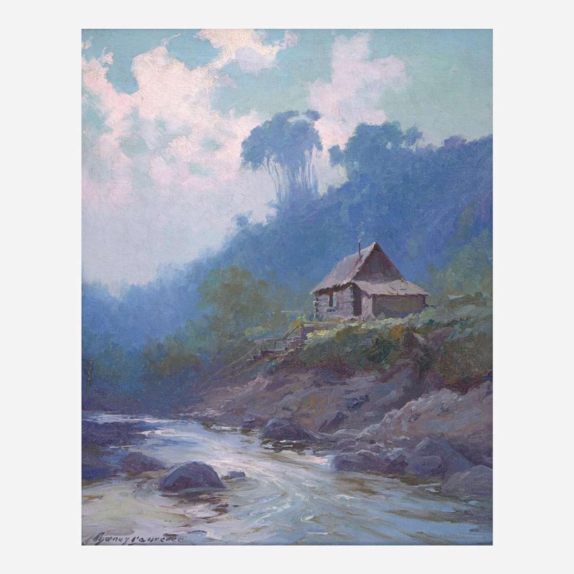 Sydney Mortimer Laurence (American, 1865–1940) Alaskan Cabin