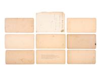 [SPANISH AMERICAN WAR]. 45-star Spanish American War-era flag identified to George W. Potter, Company K, 2nd Massachusetts Infantry, with related stereoviews, bookends, and other imprints.