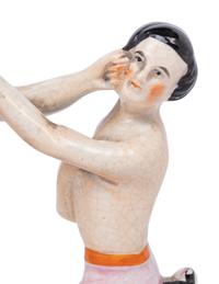 A Staffordshire Earthenware Figural Group
