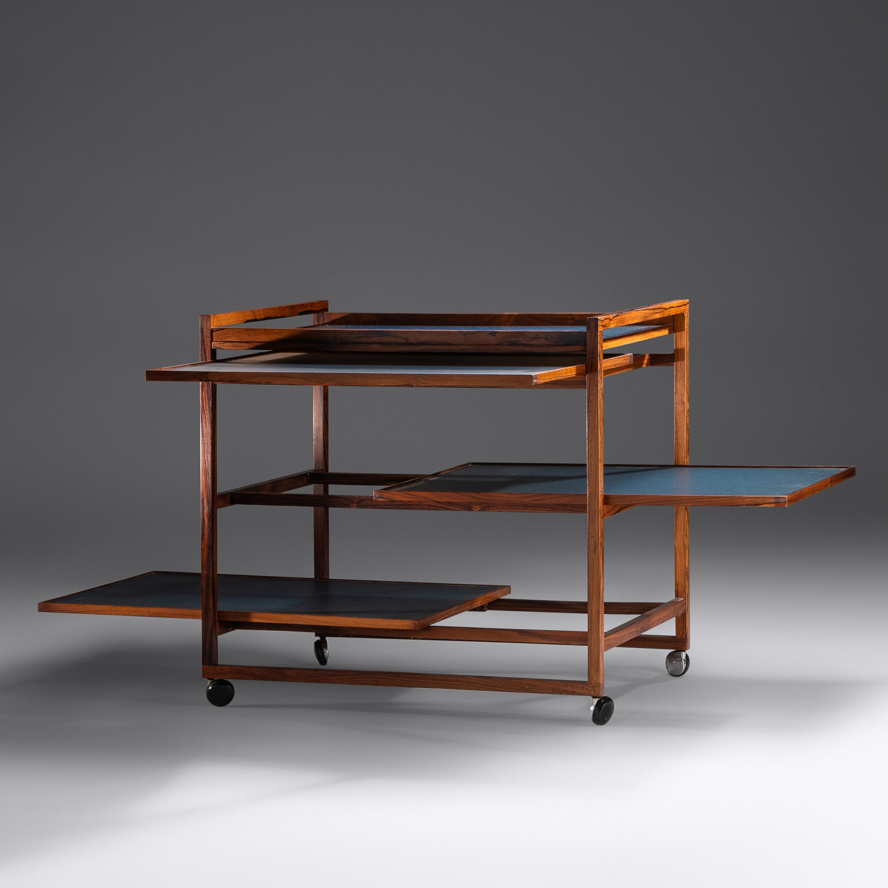 Bar Cart / Serving Cart, c. 1960 Vantinge Mobelindustri, Denmark