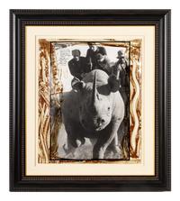 Peter Beard (1938-2020) Roping Rhinos from the Hunting Blocks 28 + 29, 1965