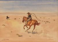 Three Works: Wild Horses Hunter , Outlaw Pursued and Attacked by the Cheyennes