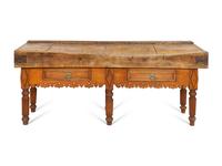 A French Beechwood Billot de Boucher