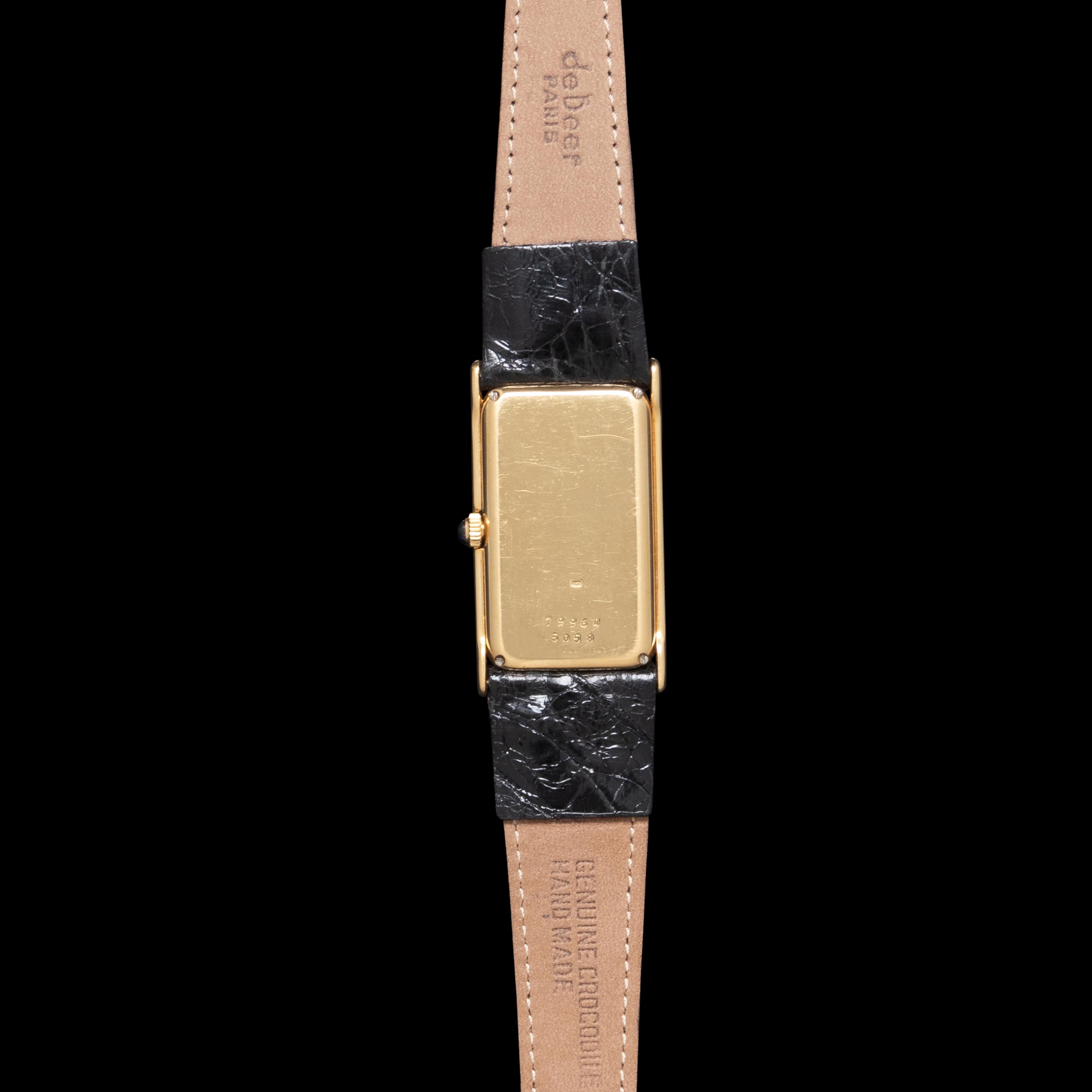 TIFFANY & CO., 18K YELLOW GOLD WATCH