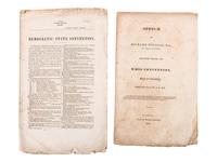 [VAN BUREN, Martin] -- [HARRISON, William Henry]. A group of pamphlets related to the 1836 and 1840 political rivalry, comprising: