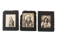 [NATIVE AMERICANS]. BARRY, David F. (1854-1934), photographer. A collection of 51 photographs of Native American subjects, George Armstrong Custer, and personalities and places associated with the Battle of Little Bighorn.