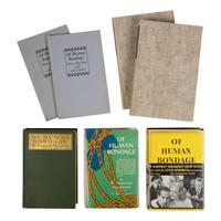 Maugham, W. Somerset (1874-1965). A group of 6 editions of Of Human Bondage , comprising: