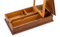 A Black Forest Gilt Metal Mounted Oak Box