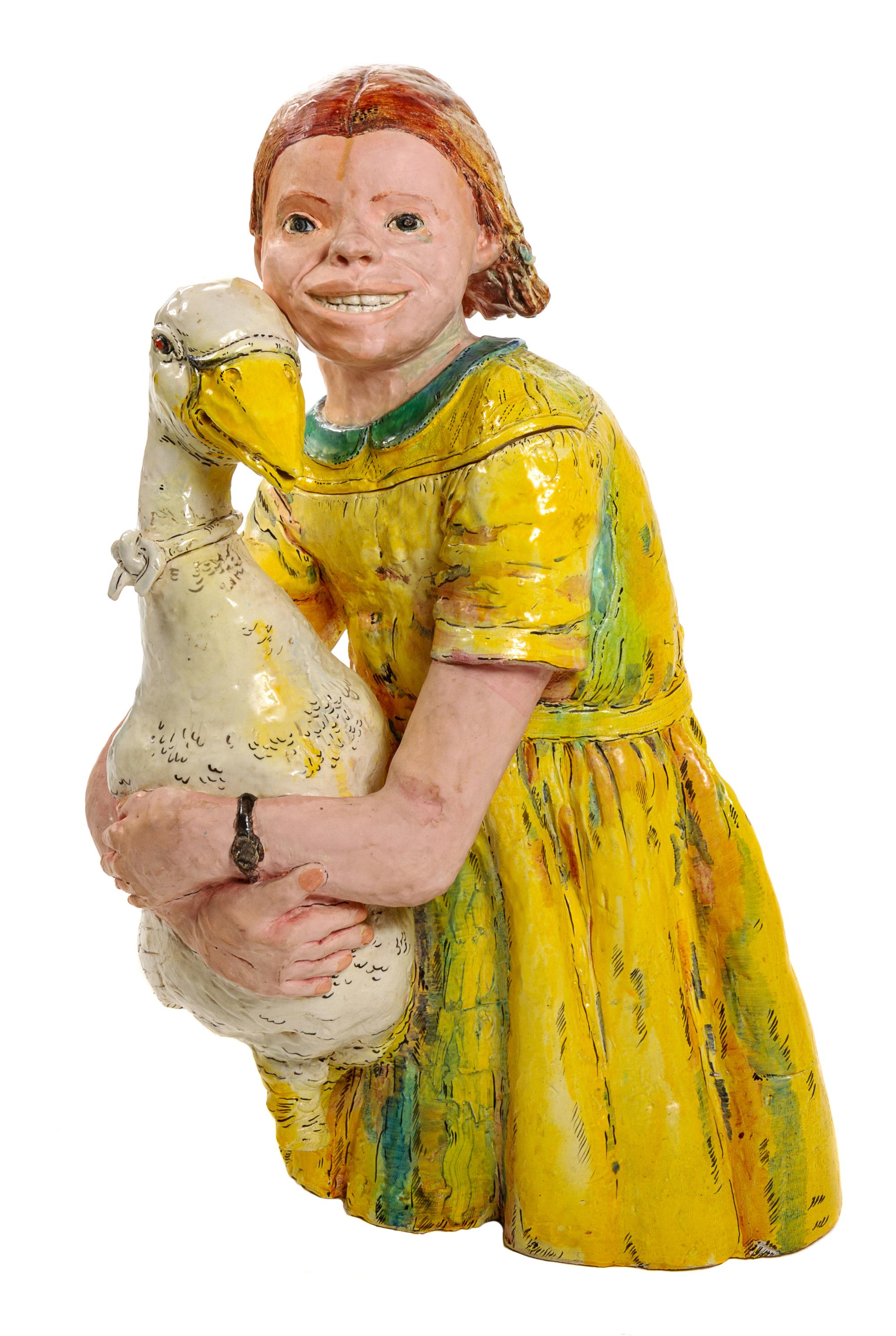 California Garden Goose Girl,