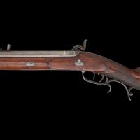 Lovely H.E. Dimick St. Louis Half-Stock Percussion Heavy Sporting Rifle