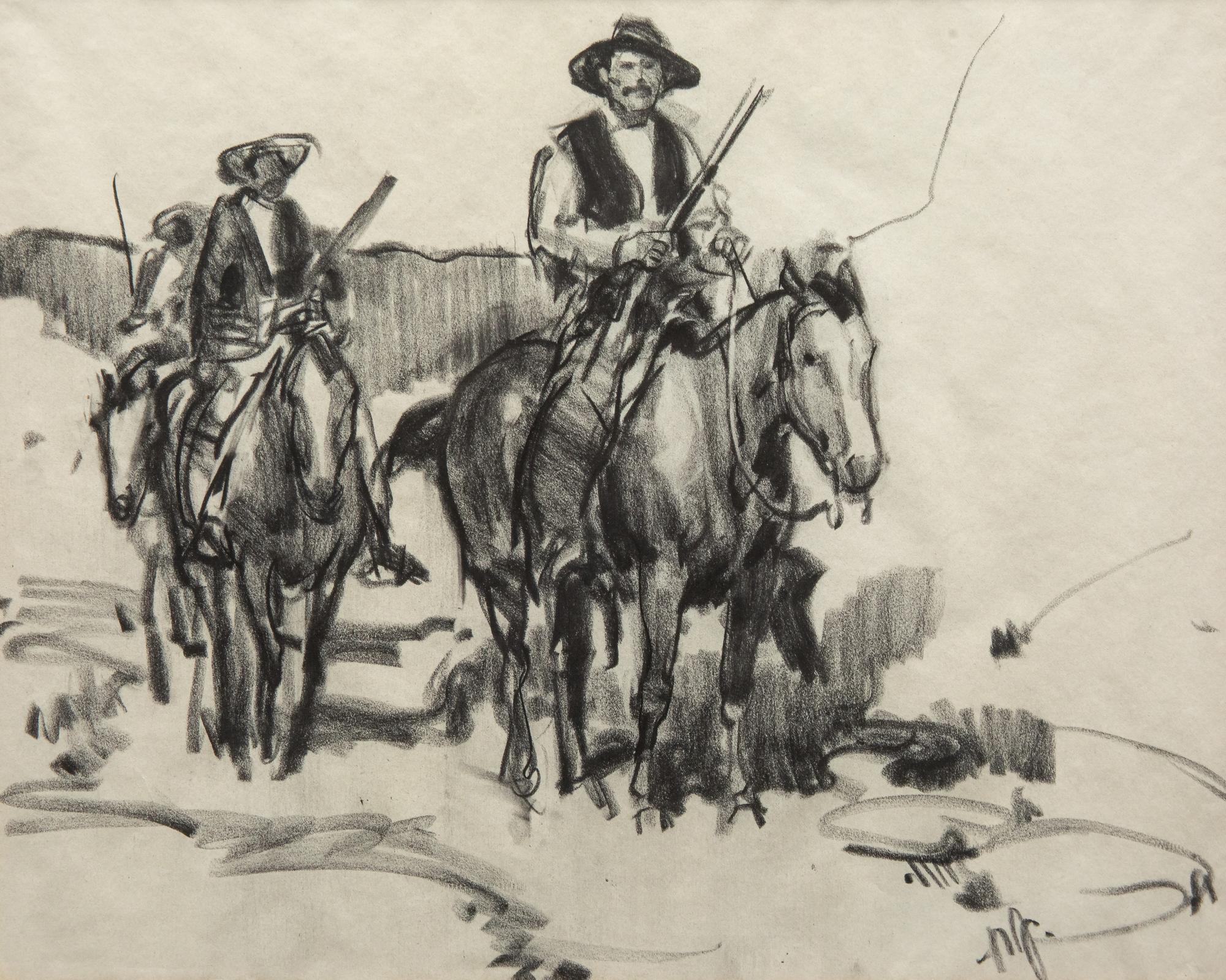 Cowboys on Horseback