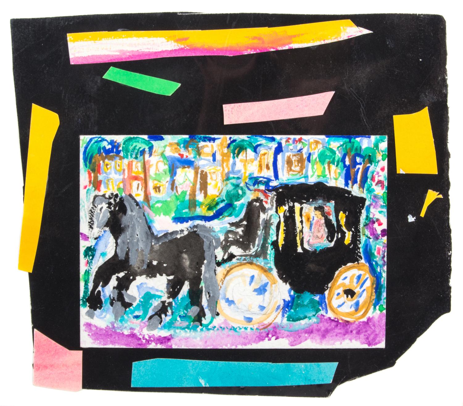 A Collection of Artwork Dimensions of largest 9 3/4 x 11 inches.