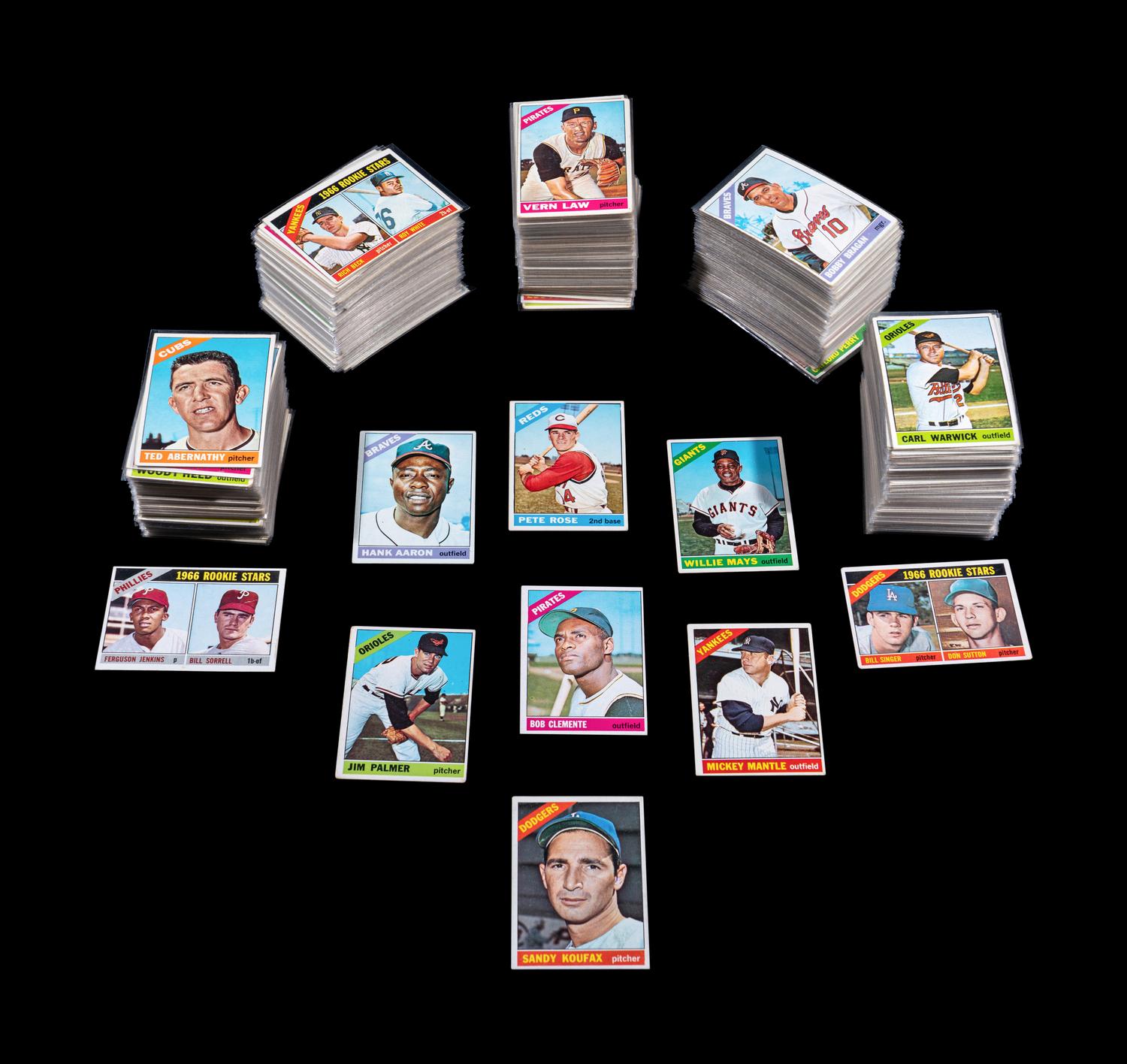 A Complete Set of 1966 Topps Baseball Cards (598/598)