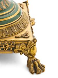 A Sèvres Style Gilt Bronze Mounted Urn