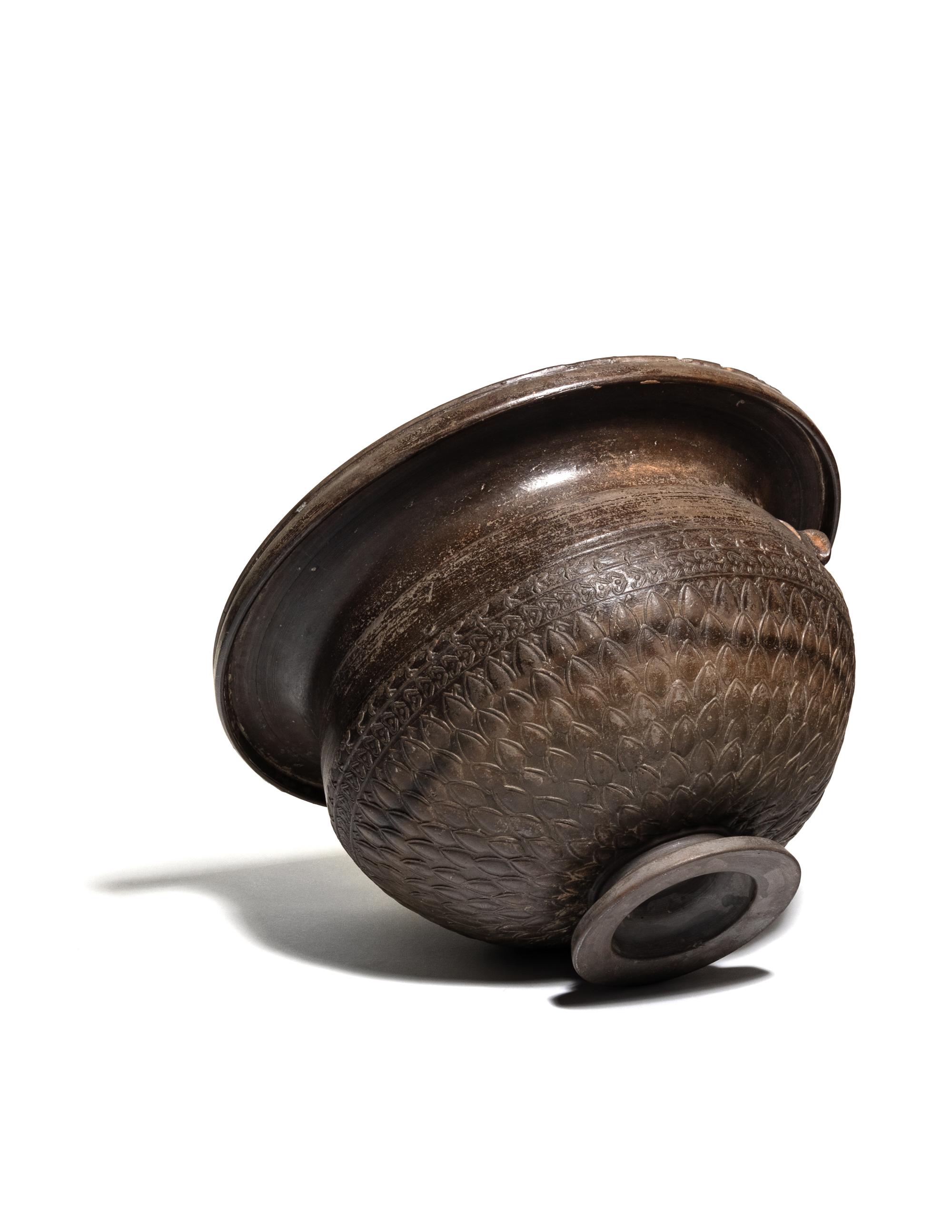 A Graeco-Roman Molded Pottery Bowl