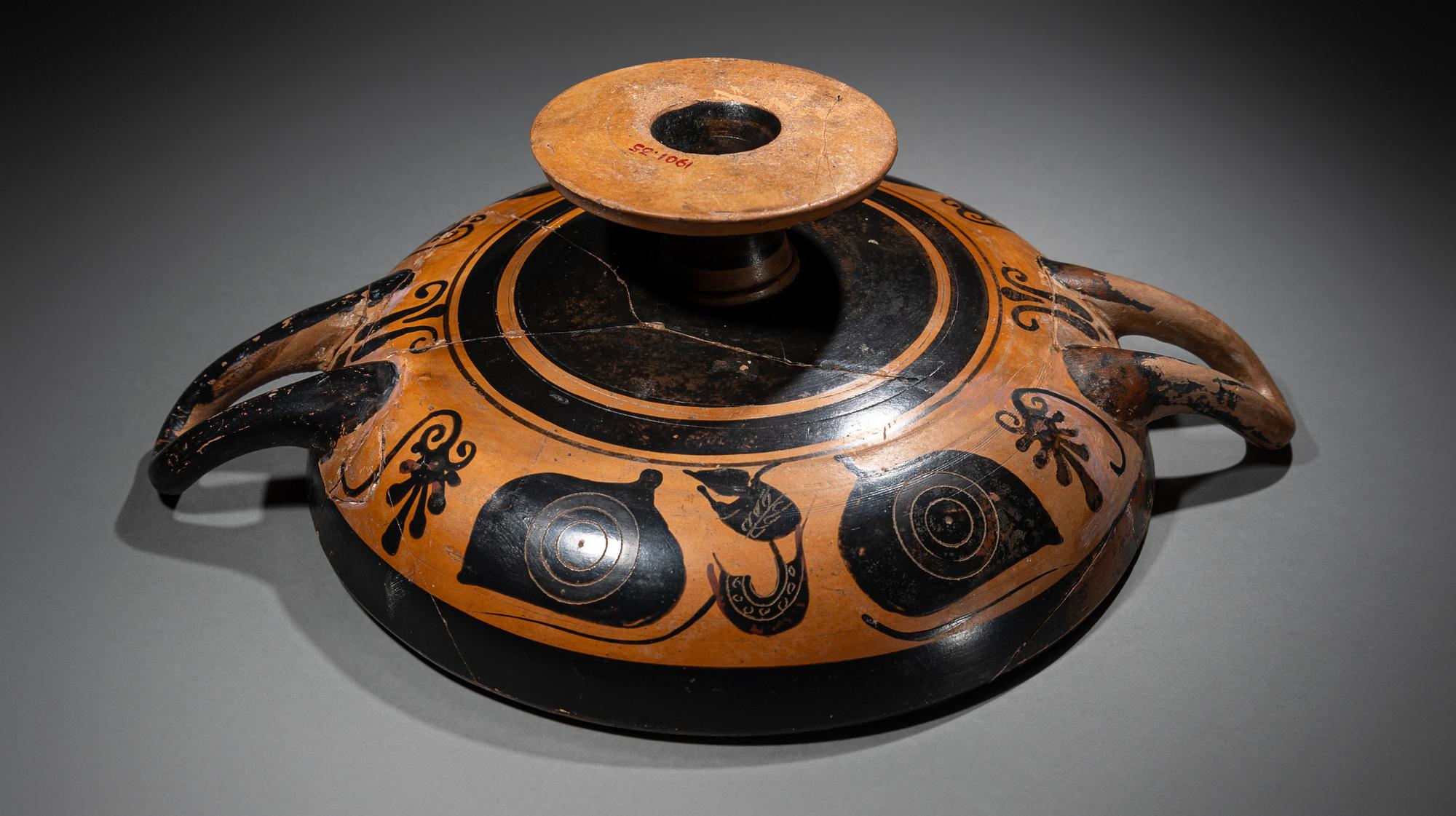 An Attic Black-Figured Eye Cup