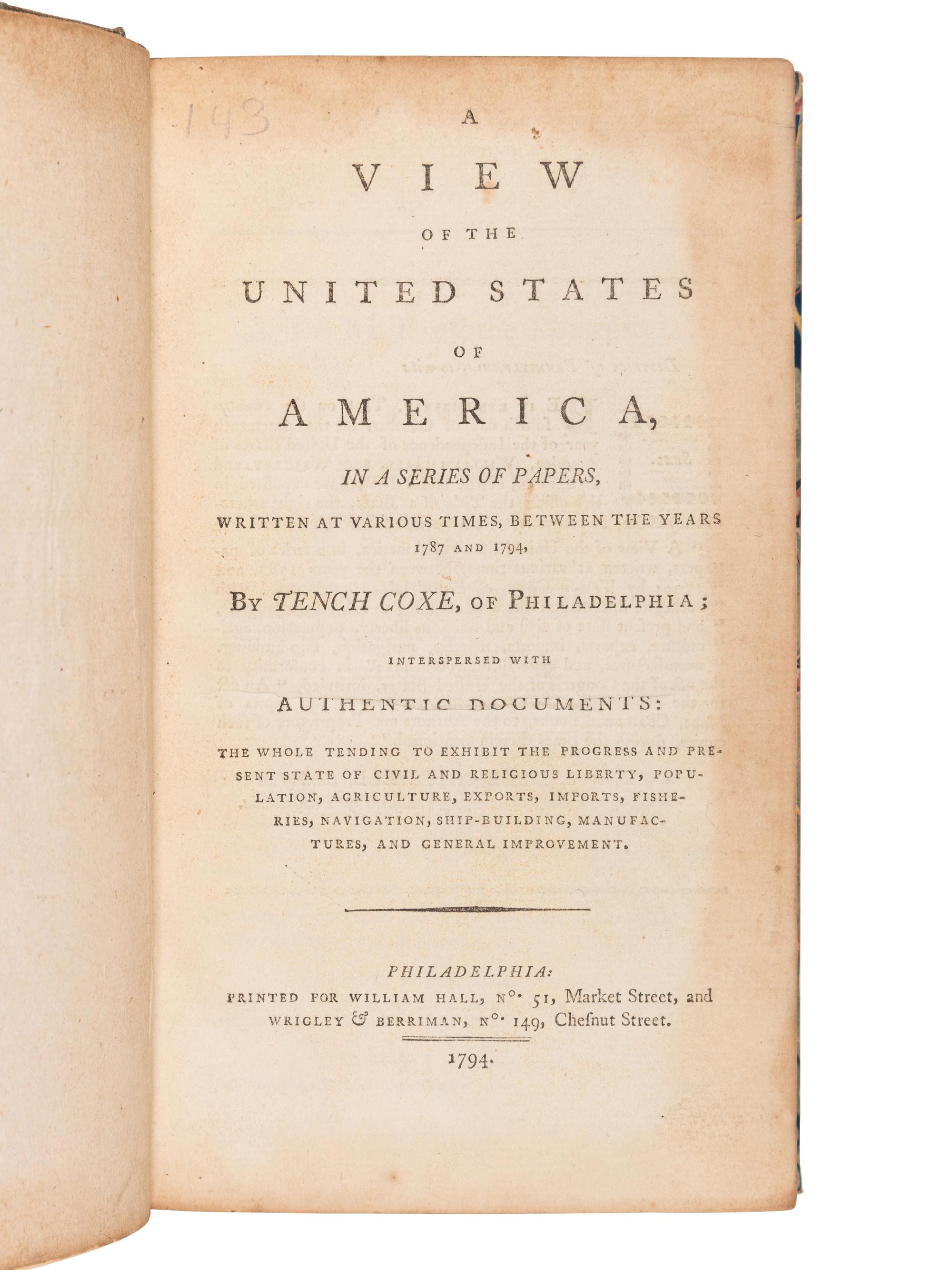 [COLONIAL HISTORY]. A group of 2 early works of Colonial American history, comprising: