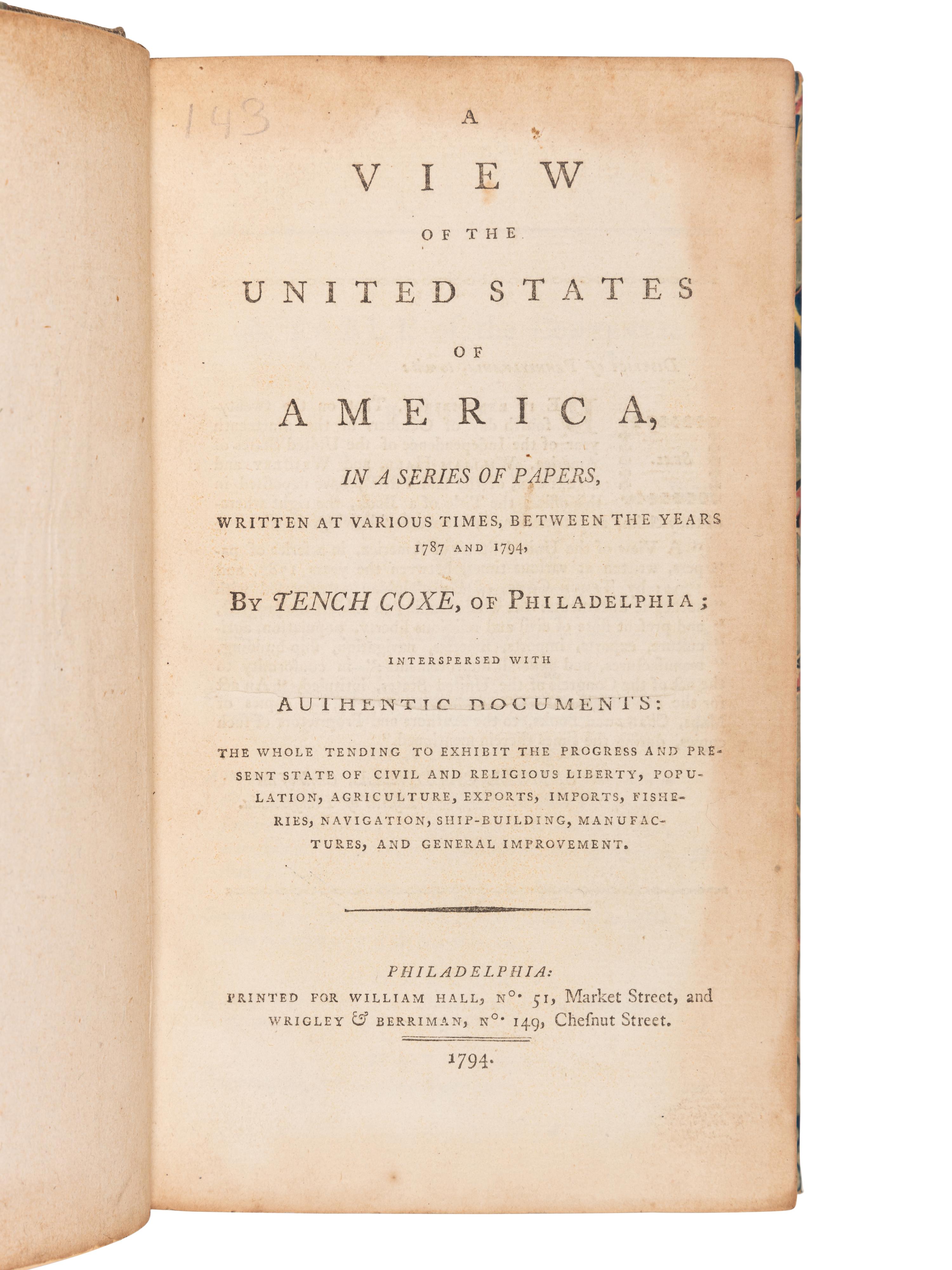 [COLONIAL HISTORY]. A group of 2 early works of Colonial American history, comprising: