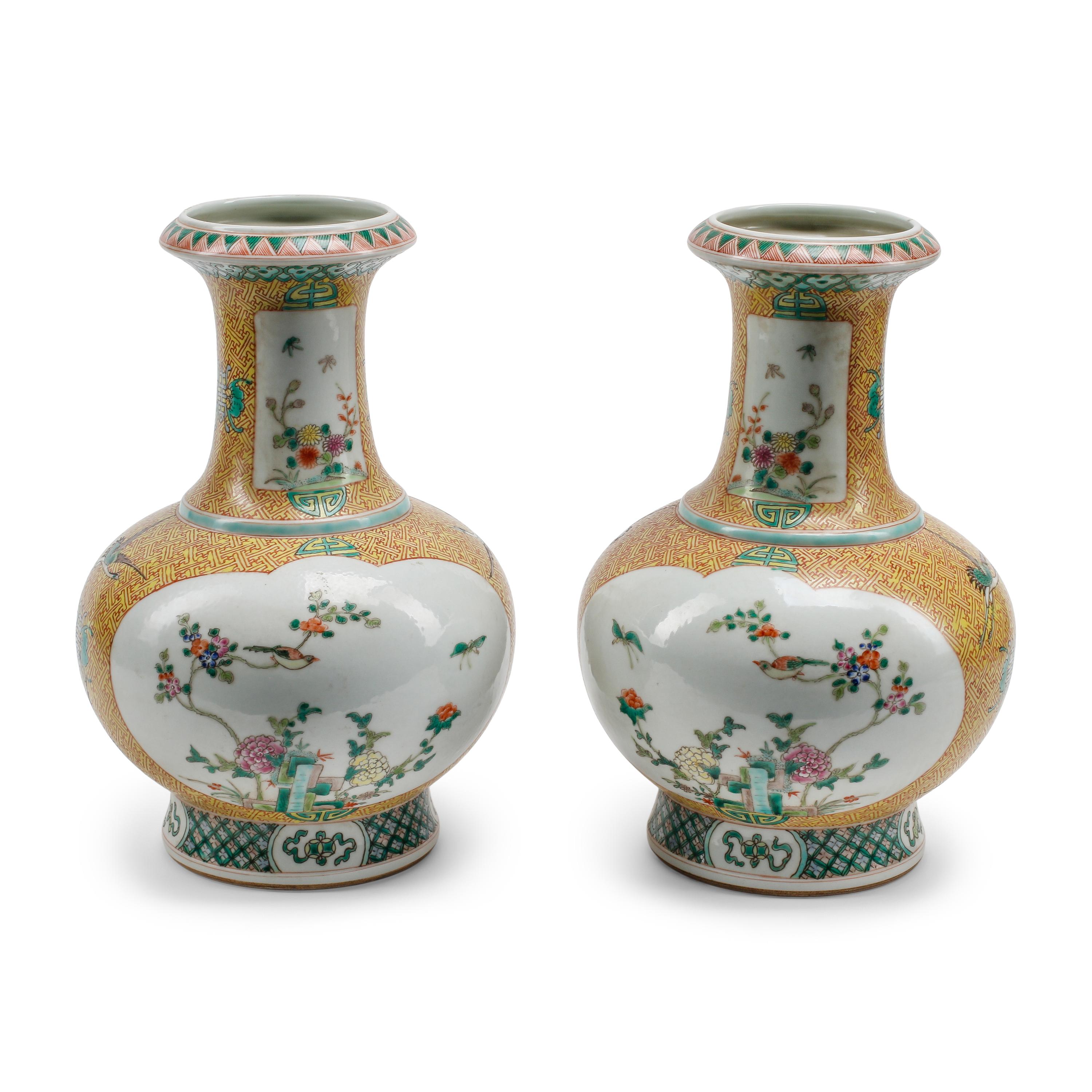 A Pair of Chinese Porcelain Vases
