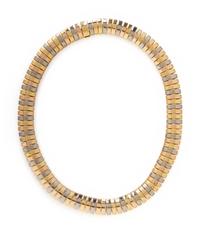 CARTIER, TRICOLOR GOLD NECKLACE
