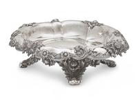 A Tiffany & Co. Sterling Silver Chrysanthemum Centerpiece Bowl