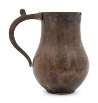 A Continental Bronze Tankard